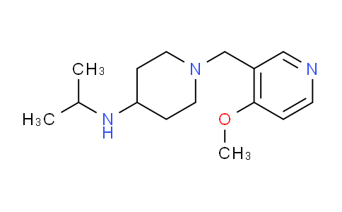 CAS No. 690998-87-9, N-Isopropyl-1-((4-methoxypyridin-3-yl)methyl)piperidin-4-amine
