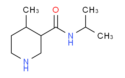 CAS No. 1706449-20-8, N-Isopropyl-4-methylpiperidine-3-carboxamide