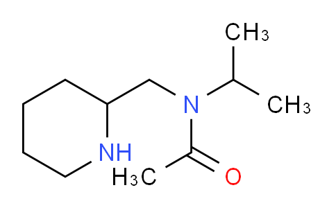 CAS No. 1353983-06-8, N-Isopropyl-N-(piperidin-2-ylmethyl)acetamide