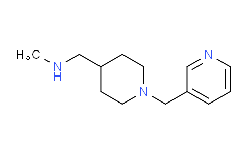 CAS No. 937796-17-3, N-Methyl-1-(1-(pyridin-3-ylmethyl)piperidin-4-yl)methanamine