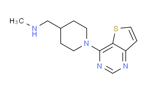 CAS No. 921939-04-0, N-Methyl-1-(1-(thieno[3,2-d]pyrimidin-4-yl)piperidin-4-yl)methanamine