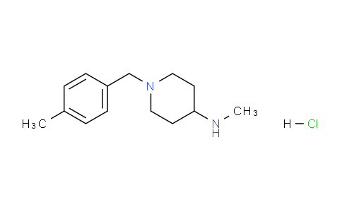 CAS No. 1353953-79-3, N-Methyl-1-(4-methylbenzyl)piperidin-4-amine hydrochloride