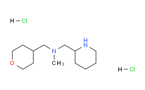 CAS No. 1219963-99-1, N-Methyl-1-(piperidin-2-yl)-N-((tetrahydro-2H-pyran-4-yl)methyl)methanamine dihydrochloride