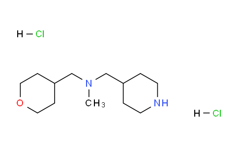 CAS No. 1220030-24-9, N-Methyl-1-(piperidin-4-yl)-N-((tetrahydro-2H-pyran-4-yl)methyl)methanamine dihydrochloride