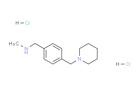 CAS No. 859833-23-1, N-methyl-1-[4-(piperidin-1-ylmethyl)phenyl]methanamine dihydrochloride