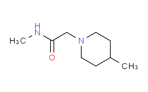 CAS No. 1071400-91-3, N-Methyl-2-(4-methylpiperidin-1-yl)acetamide