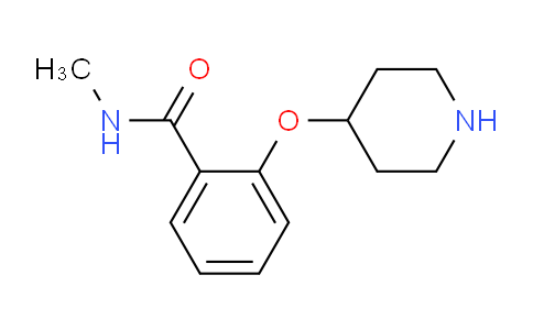 CAS No. 902837-01-8, N-Methyl-2-(piperidin-4-yloxy)benzamide