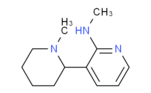 CAS No. 1352538-88-5, N-Methyl-3-(1-methylpiperidin-2-yl)pyridin-2-amine