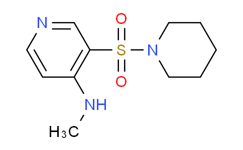 CAS No. 1352506-17-2, N-Methyl-3-(piperidin-1-ylsulfonyl)pyridin-4-amine