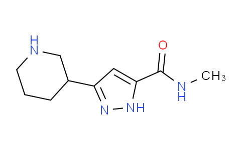 CAS No. 1401561-72-5, N-Methyl-3-(piperidin-3-yl)-1H-pyrazole-5-carboxamide