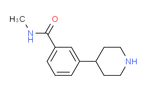 CAS No. 1221279-03-3, N-Methyl-3-(piperidin-4-yl)benzamide
