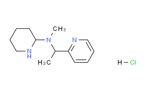 CAS No. 1353980-01-4, N-Methyl-N-(1-(pyridin-2-yl)ethyl)piperidin-2-amine hydrochloride