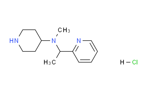 CAS No. 1303967-79-4, N-Methyl-N-(1-(pyridin-2-yl)ethyl)piperidin-4-amine hydrochloride
