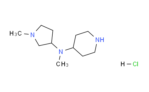 CAS No. 1956334-44-3, N-Methyl-N-(1-methylpyrrolidin-3-yl)piperidin-4-amine hydrochloride