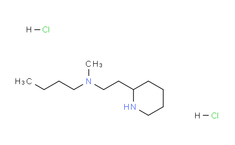 CAS No. 1220030-35-2, N-Methyl-N-(2-(piperidin-2-yl)ethyl)butan-1-amine dihydrochloride