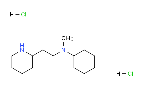 CAS No. 1220017-90-2, N-Methyl-N-(2-(piperidin-2-yl)ethyl)cyclohexanamine dihydrochloride