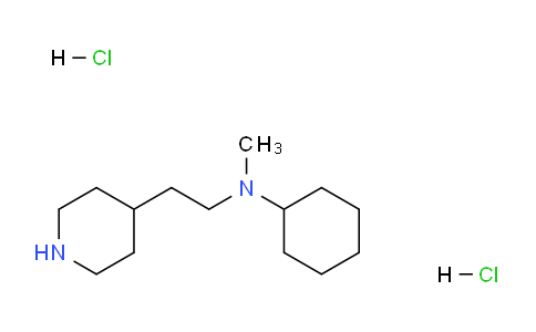 CAS No. 1219964-08-5, N-Methyl-N-(2-(piperidin-4-yl)ethyl)cyclohexanamine dihydrochloride