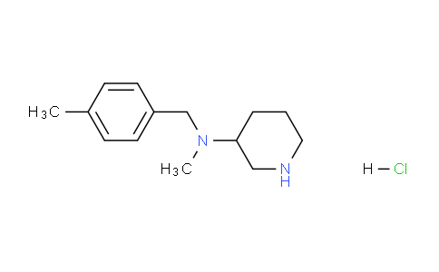 CAS No. 1353979-74-4, N-Methyl-N-(4-methylbenzyl)piperidin-3-amine hydrochloride