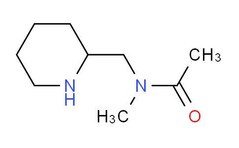 CAS No. 1353973-86-0, N-Methyl-N-(piperidin-2-ylmethyl)acetamide