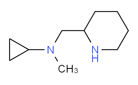 CAS No. 1094909-63-3, N-Methyl-N-(piperidin-2-ylmethyl)cyclopropanamine