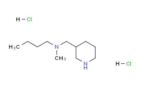 CAS No. 1219979-44-8, N-Methyl-N-(piperidin-3-ylmethyl)butan-1-amine dihydrochloride