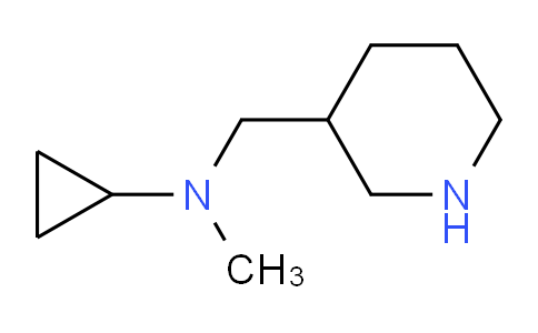 CAS No. 1094794-70-3, N-Methyl-N-(piperidin-3-ylmethyl)cyclopropanamine