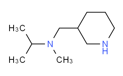 CAS No. 926244-37-3, N-Methyl-N-(piperidin-3-ylmethyl)propan-2-amine