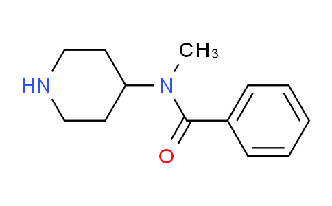 CAS No. 64951-39-9, N-Methyl-N-(piperidin-4-yl)benzamide