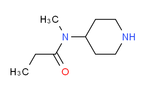 CAS No. 139062-82-1, N-Methyl-N-(piperidin-4-yl)propionamide