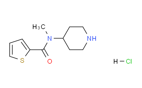 CAS No. 1353962-93-2, N-Methyl-N-(piperidin-4-yl)thiophene-2-carboxamide hydrochloride