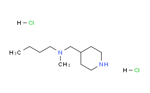 CAS No. 1220030-15-8, N-Methyl-N-(piperidin-4-ylmethyl)butan-1-amine dihydrochloride