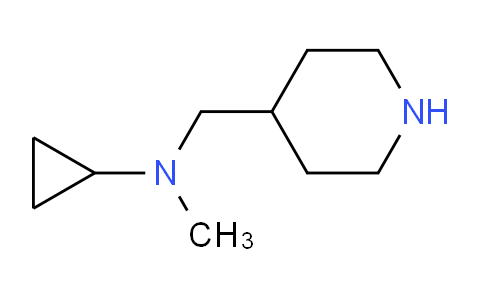 CAS No. 1094936-80-7, N-Methyl-N-(piperidin-4-ylmethyl)cyclopropanamine