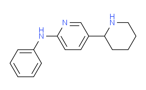 CAS No. 1352532-13-8, N-Phenyl-5-(piperidin-2-yl)pyridin-2-amine