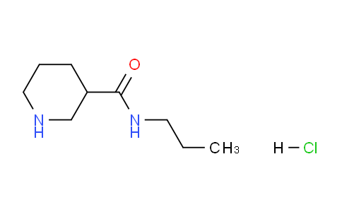 CAS No. 1220034-18-3, N-Propylpiperidine-3-carboxamide hydrochloride