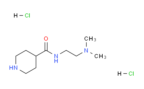 CAS No. 886504-63-8, N-[2-(Dimethylamino)ethyl]-4-piperidinecarboxamide dihydrochloride