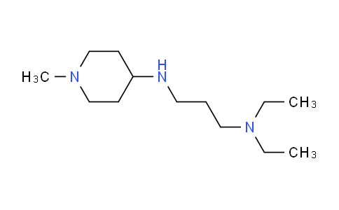 CAS No. 626217-85-4, N1,N1-Diethyl-N3-(1-methylpiperidin-4-yl)propane-1,3-diamine