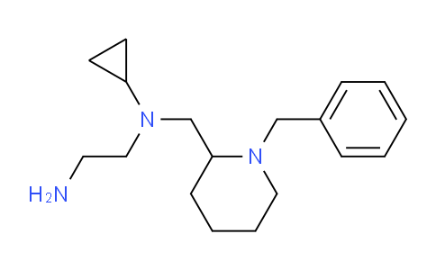 CAS No. 1353987-48-0, N1-((1-Benzylpiperidin-2-yl)methyl)-N1-cyclopropylethane-1,2-diamine