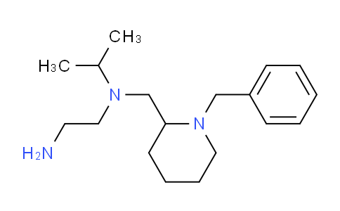 CAS No. 1353981-64-2, N1-((1-Benzylpiperidin-2-yl)methyl)-N1-isopropylethane-1,2-diamine