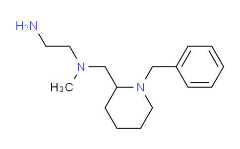 CAS No. 1353974-34-1, N1-((1-Benzylpiperidin-2-yl)methyl)-N1-methylethane-1,2-diamine