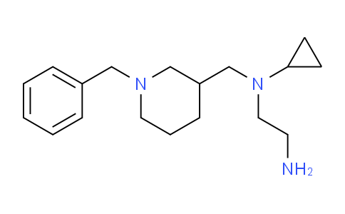 CAS No. 1353946-66-3, N1-((1-Benzylpiperidin-3-yl)methyl)-N1-cyclopropylethane-1,2-diamine