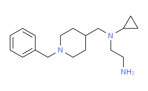 CAS No. 1353957-48-8, N1-((1-Benzylpiperidin-4-yl)methyl)-N1-cyclopropylethane-1,2-diamine