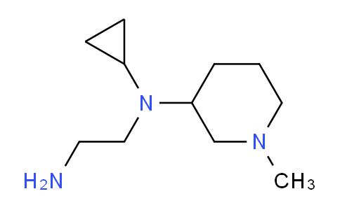 CAS No. 1353959-31-5, N1-Cyclopropyl-N1-(1-methylpiperidin-3-yl)ethane-1,2-diamine
