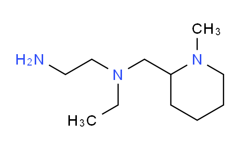 CAS No. 1353972-35-6, N1-Ethyl-N1-((1-methylpiperidin-2-yl)methyl)ethane-1,2-diamine