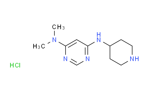 CAS No. 1185320-13-1, N4,N4-Dimethyl-N6-(piperidin-4-yl)pyrimidine-4,6-diamine hydrochloride