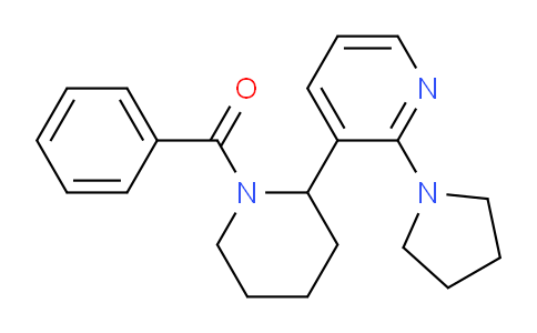 CAS No. 1352534-62-3, Phenyl(2-(2-(pyrrolidin-1-yl)pyridin-3-yl)piperidin-1-yl)methanone