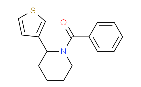 CAS No. 1355219-82-7, Phenyl(2-(thiophen-3-yl)piperidin-1-yl)methanone