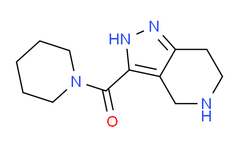 CAS No. 1171638-86-0, Piperidin-1-yl(4,5,6,7-tetrahydro-2H-pyrazolo[4,3-c]pyridin-3-yl)methanone