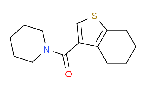 CAS No. 307540-59-6, Piperidin-1-yl(4,5,6,7-tetrahydrobenzo[b]thiophen-3-yl)methanone