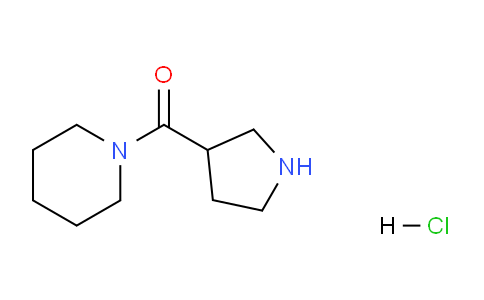 CAS No. 917505-24-9, Piperidin-1-yl(pyrrolidin-3-yl)methanone hydrochloride