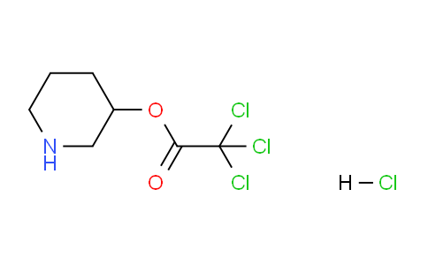 CAS No. 1219979-43-7, Piperidin-3-yl 2,2,2-trichloroacetate hydrochloride